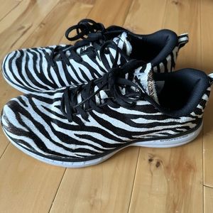 Athletic Propulsion Labs APL zebra calf-hair sneakers